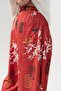 Sakura Rust Pleated Shalwar with Elastic Waist and Cuffs - 8