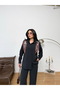 Women's Shawl Detailed Shirt and Pants Set - 2