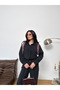 Women's Shawl Detailed Shirt and Pants Set - 6