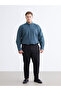 Men's Gabardine Long Sleeve Shirt in Plus Size Standard Fit by Style Keepers from Uzg Store - 2