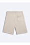 Basic Knitted Cream Shorts - 2