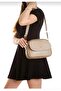 Women's Crossbody Bag with Flap and Zipper, Multi-Compartment Shoulder Bag - 5