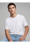 Flamlı Basic White T-Shirt - 2
