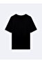 Flamlı Basic Black T-Shirt - 2
