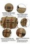 Waxed Canvas Messenger Bag - Large Size Functional Daily Vintage Multi-Compartment Water-Resistant - 2