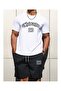Unisex Design Chicago Printed Oversized Short Sleeve T-Shirt Shorts 2-Piece Top Bottom Set