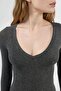 Busem V-Neck Long Sleeve Blouse - 4