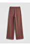 Lcw Kids Pink Girls' Houndstooth Patterned Trousers - 2