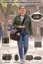 Waxed Canvas Messenger Bag - Large Size Functional Daily Vintage Multi-Compartment Water-Resistant - 4