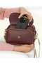 Women's Crossbody Bag with Flap and Zipper, Multi-Compartment Shoulder Bag - 6