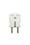 Rear outlet plug 16A, white - 4