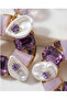Purple Color Pearl Za Earrings - 3