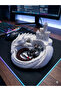 3D Design Dragon and Castle Themed Decorative Keychain Organizer - Jewelry Stand 19X19 cm - 3