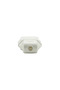 Flat coupler 2P, 6A, white - 3