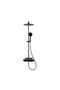 Fixed shower system, Sensea Easy, 3 functions, plastic, black - 2