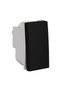 Himel simple switch, 1 module, black