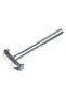 Galvanized edging panel clamp Type2, 80 x 8 mm, gray
