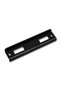 Pedestrian gate stop, iron, black