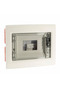 Gewiss electrical panel, flush-mounted, 8 modules, IP40