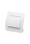 Jazz single switch, IP20, white
