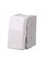 Gewiss Top System push-button switch, single module, for doorbell, modular, IP20, white