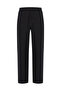 Men's Black Tapered Fit Elastic Waist Pants