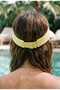 Soleil Vizör – Women's Summer Sun Hat with Wide Brim |   Beach & Pool Use - 3