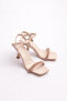 Pm161-K203 Women's Stone Twist Patterned Heeled Shoes - 2