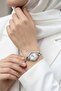 Silver Hexagonal Case Women's Wristwatch