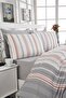 İbiza P Cotton U Ç Double Duvet Cover Set 200X220 cm Gray - 4