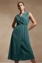 Women Dress Sleeveless Shirt Dress Summer Dress Midi Dress Long Stylish Casual Green Slit A-Line - 3