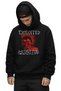 Unisex Oversized the Exploited Let's Start a War Printed Hooded Rock Band Sweatshirt