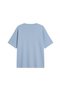 Lemon Printed Relaxed Fit Baby Blue Women's Tshirt - 2