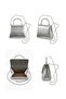 Varol 416 Women's Evening Dress Bag Silver - 6
