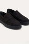 Men's Black Nubuck Loafers Genuine Calf Leather Leather Si Inner Outer Leather K Rubber Sole Daily Casual Shoes – Venedi - 2