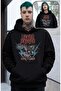 Unisex Lynyrd Skynyrd on Tour Printed Hooded Sweatshirt, Oversized Rock Band Themed Hoodie