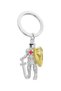 Knight Keychain Mtm344-01 Gray Goldred