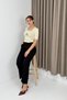 Women's High Waist Wide-Leg Pants Black - 2