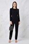 Elit Pm37001 Women's Stoned Evening Dress Bag Black
