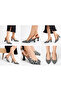 Women's Slingback Heeled Shoes Pointed Toe 5.5 cm Medium Heel Banded Elegant Daily Office Stiletto - 3