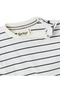 Boys 2 Pc Set “Little Angler” Striped Anglerfish Tee & Pocketed Shorts Set - 8