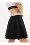 Tjw Waist Band Detailed Poplin Women's Black Skirt Dw0Dw22299Bds - 4