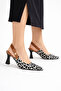 Women's Slingback Heeled Shoes Pointed Toe 5.5 cm Medium Heel Banded Elegant Daily Office Stiletto