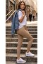 High Waist Brushed Inside Tippled Tights - 2