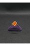 Ladybug Model Steel Children's Ring with Enamel Embroidery, Yellow Gold Color Plated, Adjustable Size - 6