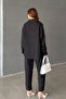 Women's Linen Look Shirt and Pants Top and Bottom Set - 7
