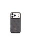 iPhone 17 Pro Max Licensed 4g and Text Logo Case + Card Holder + Strap Lanyard 3in1 Set Black - 4