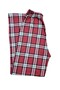 Men's 100% Natural Organic Cotton Plaid Pocketed Quality Pajama Bottoms - 5