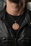 Women's and Men's Copper Necklace Nur Circle (Protection, Abundance, Evil Eye and Spiritual Balance) Pure Copper Necklace - 5