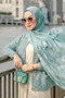 New York 3 Satin Shawl - Upper East Side